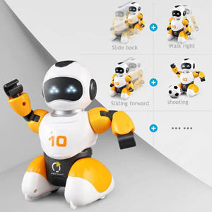 ربات اسباب بازی کنترلی فوتبالیست تک عددی نارنجی Smart Soccer Robot with Remote Control - Orange -اسباب بازی